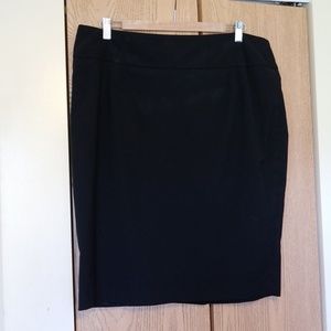 Black pencil skirt